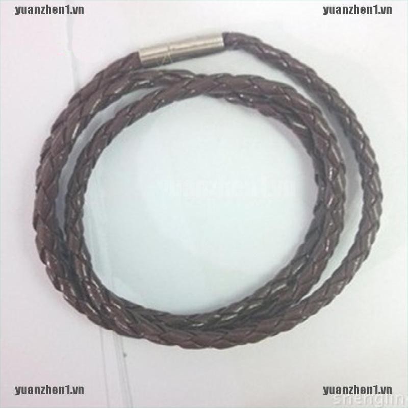 [YUANZHEN1] Vòng Cổ Dây Da Thật Feshion