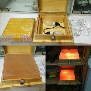 HỘP ĐÁ MUỐI  PHẲNG XÔNG CHÂN