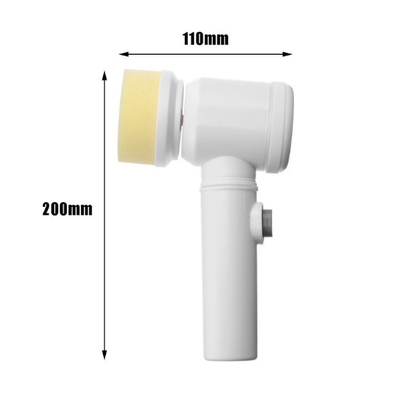 Máy cọ rửa cầm tay đa năng, máy vệ sinh bếp nhà tắm, PIN SẠC bằng đầu USB cực tiện dụng, sạch - Hàng Cao Cấp No Box