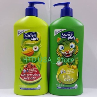 Sữa Tắm - Gội - Xã Suave Kid 3 in 1 chính Hãng Mỹ 532ml