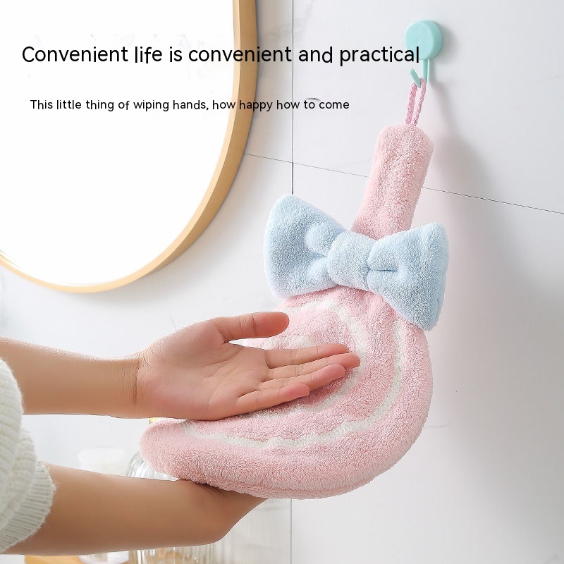 Khăn Lau Tay Cho Trẻ Em Dễ Thương Thấm Hút Nước Không Gây Bóng Nhờn Dày Dặn Khô Nhanh