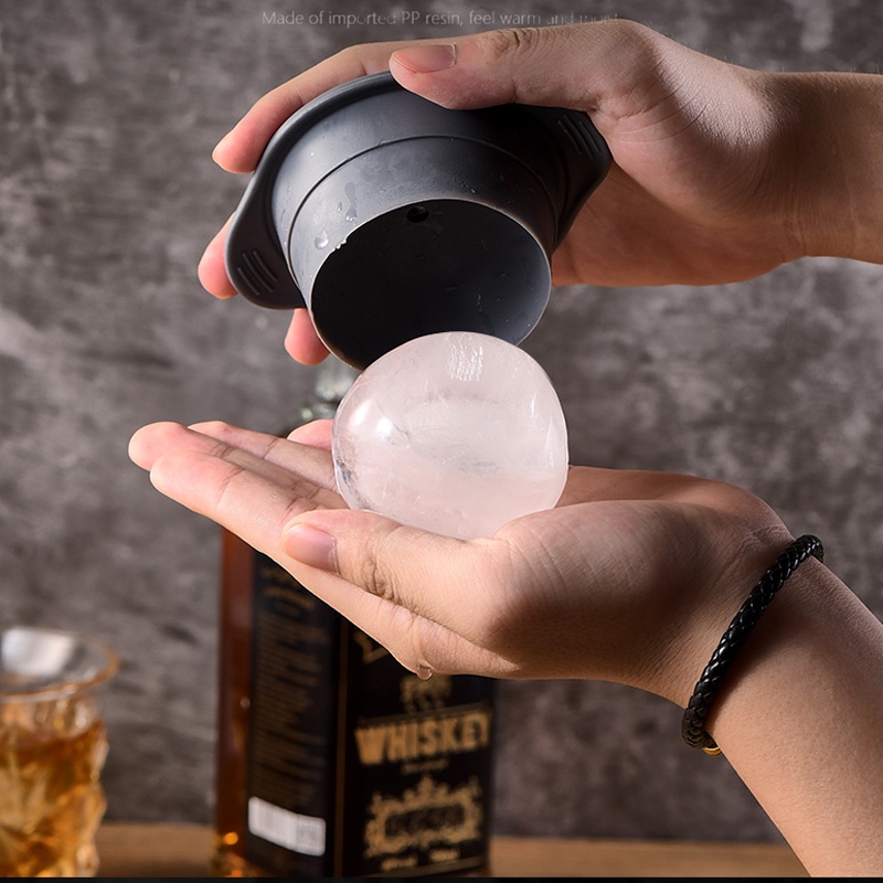 Khuôn Làm Đá Hình Cầu, Viên Đá Hình Bi Tròn 6cm Độc Đáo - Giao Màu Ngẫu Nhiên