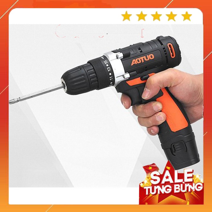 MÁY KHOAN BẮT VÍT CẦM TAY DÙNG PIN SẠC RỜI 12V AOTOU
