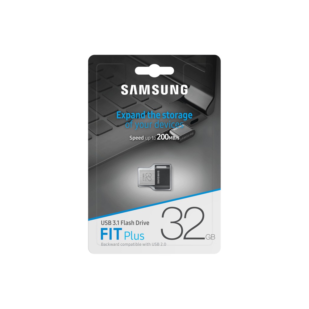 USB 3.1 Samsung Flash Drive Ultra FIT Plus 32GB / 64GB / 128GB / 256GB 300Mb/s (Bạc) - Phụ Kiện 1986