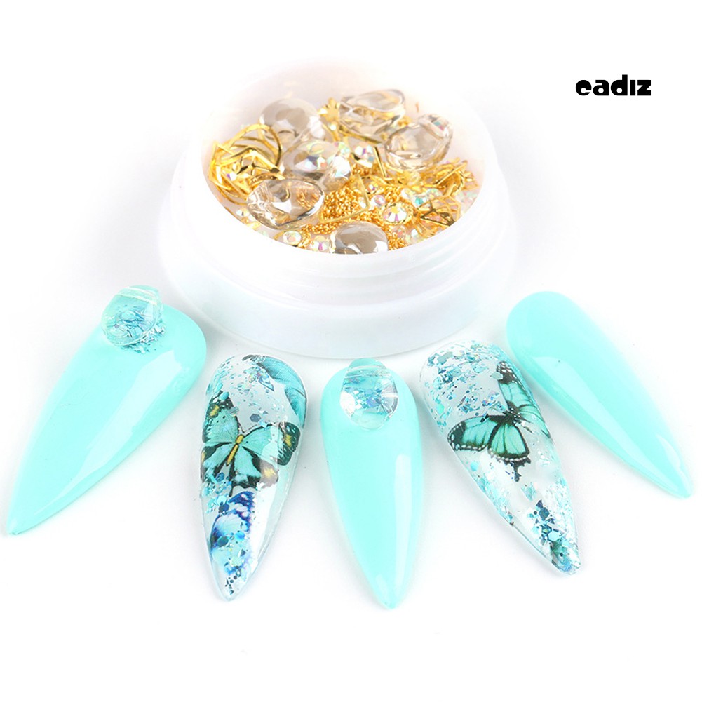 [Hàng mới về] Hộp hình dán trang trí móng tay nghệ thuật dễ thương