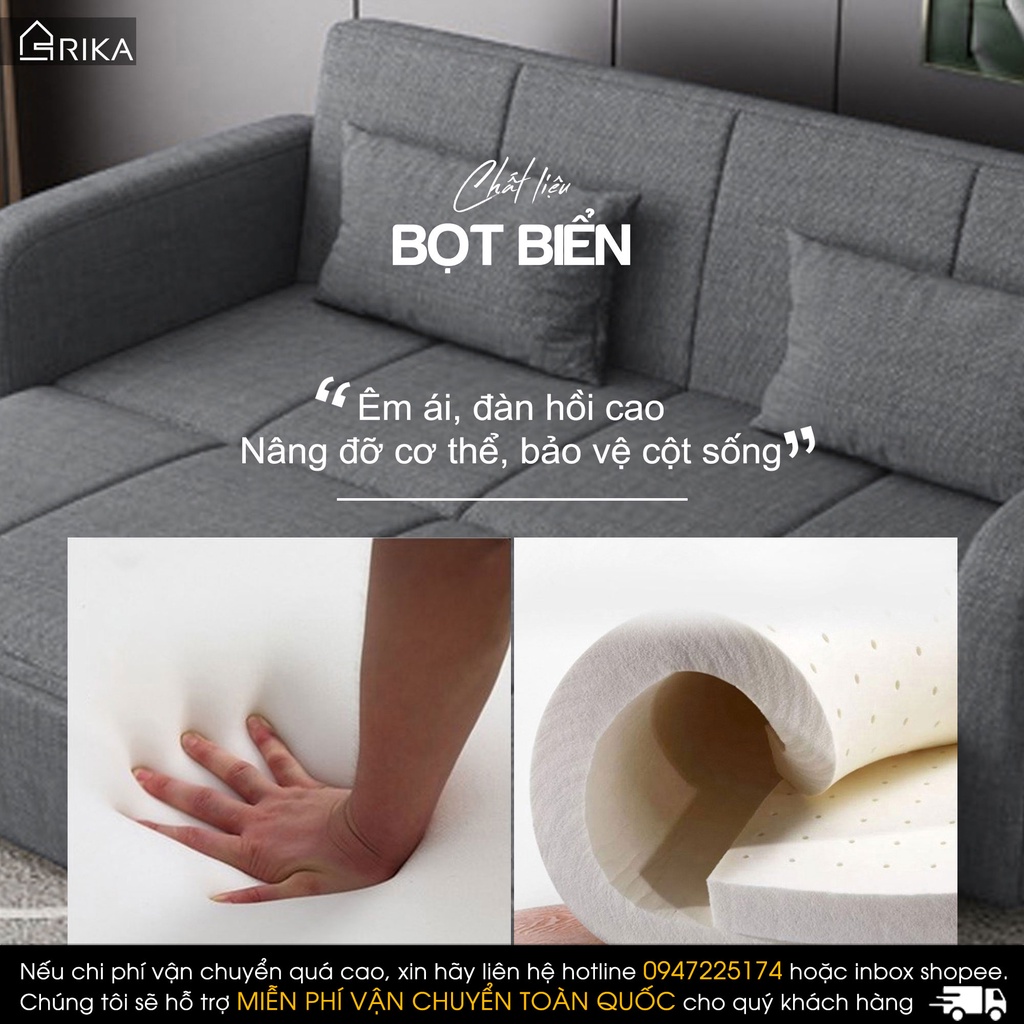 Sofa giường đa năng thông minh ghế sofa giường gấp gọn dành cho phòng ngủ phòng khách RIKA SB01AC