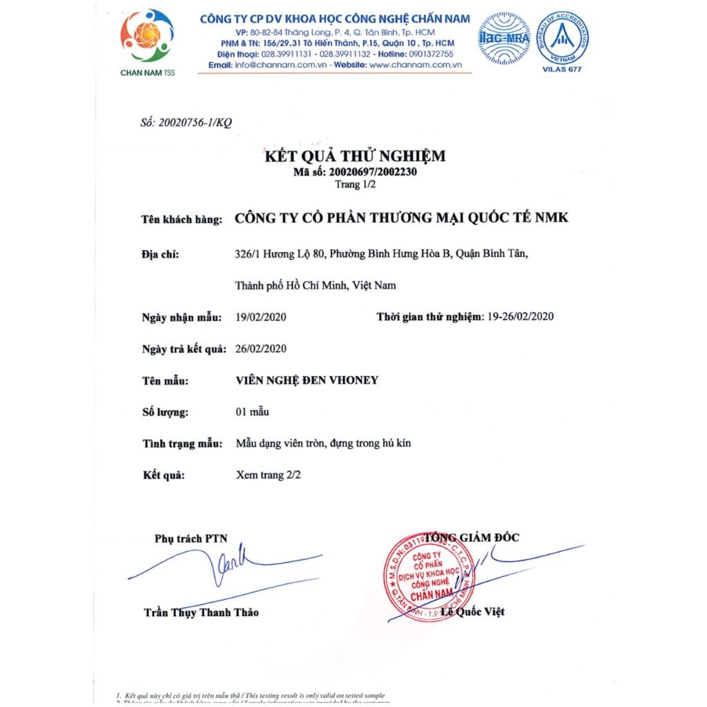 Viên Nghệ Đen Mật Ong Vhoney