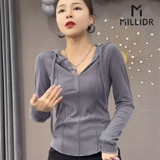 Áo Hoodie Cotton Tay Dài Thời Trang Mùa Thu Mới Dành Cho Nữ