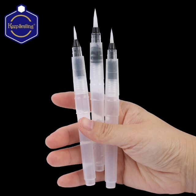 Bộ 3 cọ vẽ màu nước chuyên dụng, thân dài