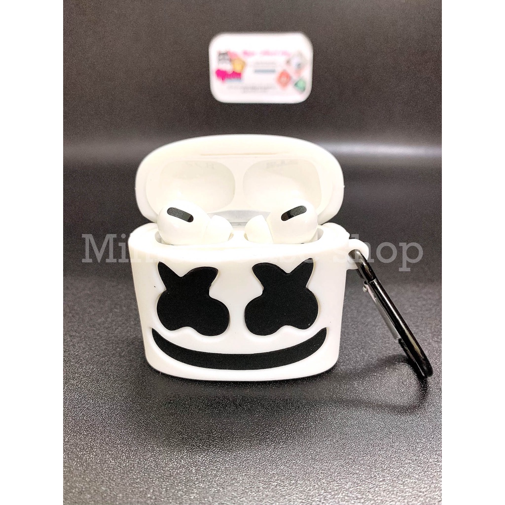 [Hàng loại 1] Ốp case Airpods 1/2, Airpods Pro DJ Marshmello silicon dẻo cao cấp