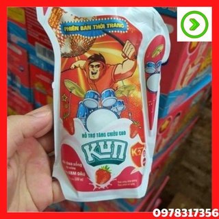 Sữa Kun  túi 180ml thùng 24 túi. hàng có sẵn. date mới liên tục