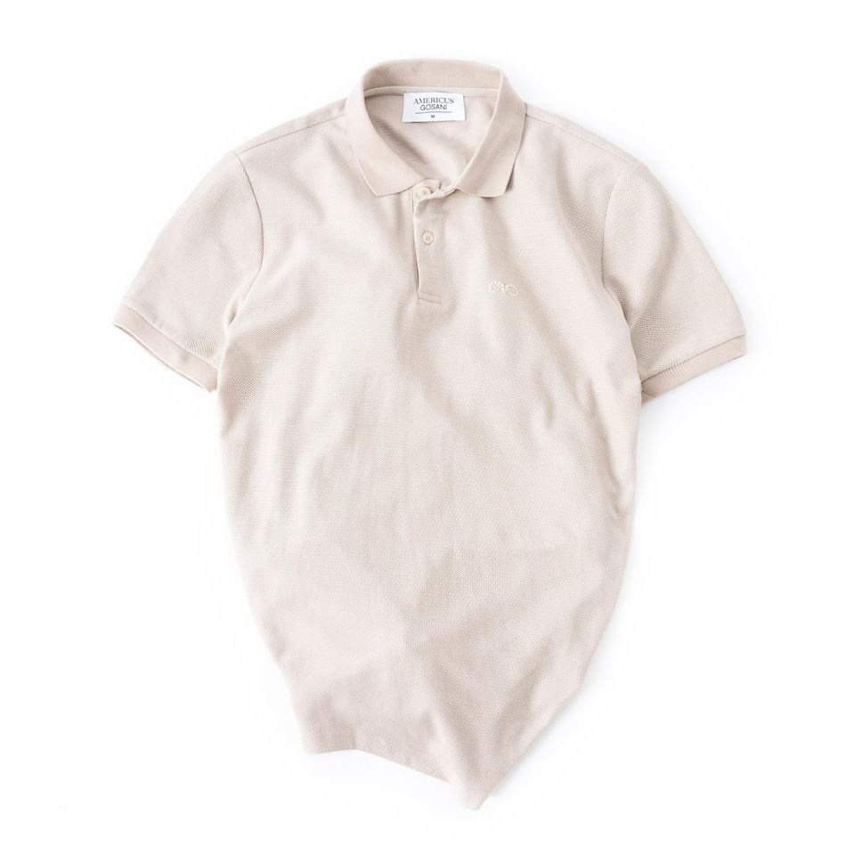 Áo Polo Nam AG Cổ Bẻ Màu Beige Phom Slimfit, Chất Liệu Cotton Thoáng Mát Phong Cách Sang Trọng Lịch Sự