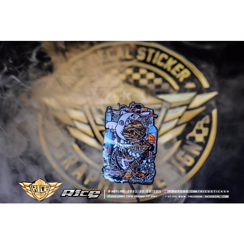 Tem Sticker Rice phiên bản độc lạ 🚦