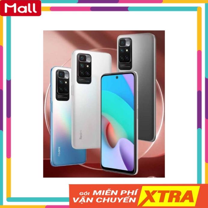 Điện thoại Xiaomi Redmi 10 (6GB/128GB) nguyên seal full box - Bảo hành chính hãng 18 tháng . [ Giasi ]