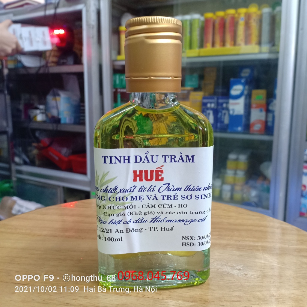 TINH DẦU TRÀM HUẾ NGUYÊN CHẤT chai 100ml