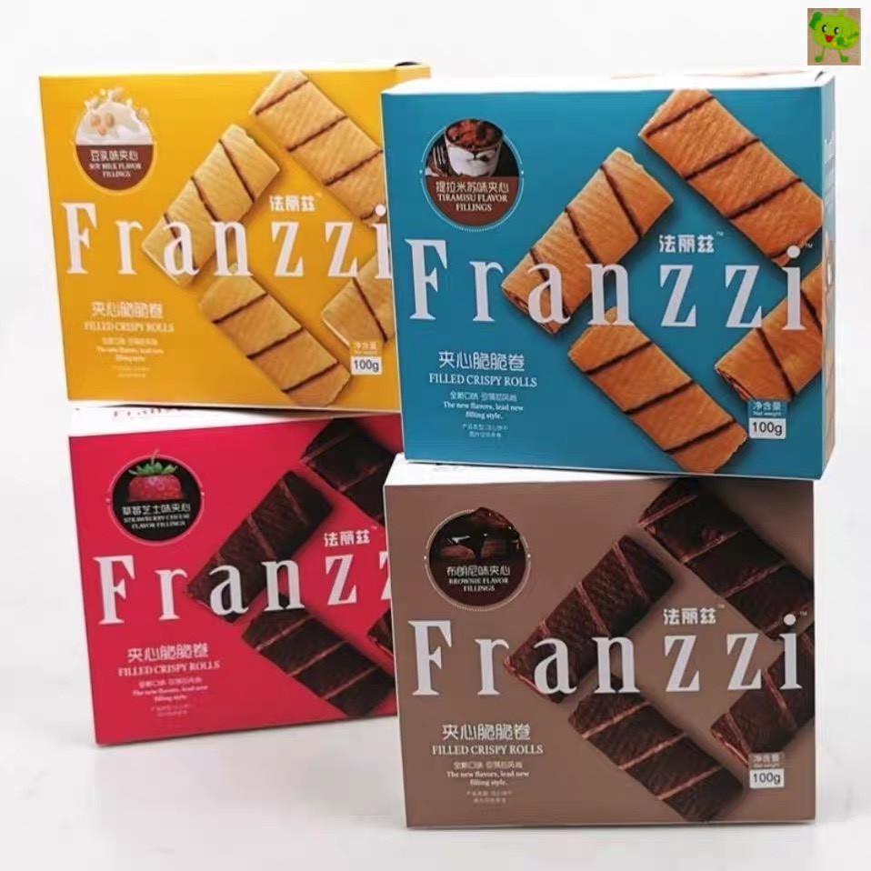 Bánh quy cao cấp franzzi hộp 100gram sẵn 4 vị !