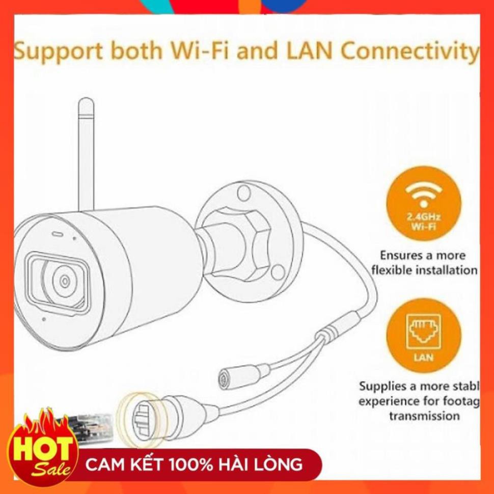 [Chính Hãng] CAMERA IP Wifi KHÔNG DÂY NGOÀI TRỜI Dahua IPC IMOU G22P 2.0 Mpx -Hàng chính hãng bảo hành 2 năm