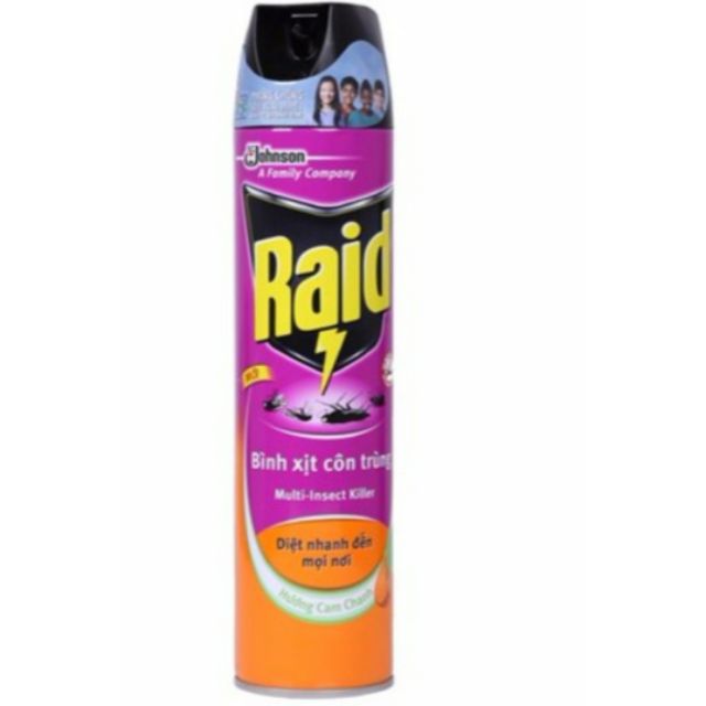 RAID- Vòi xịt kép mới chai 600ml