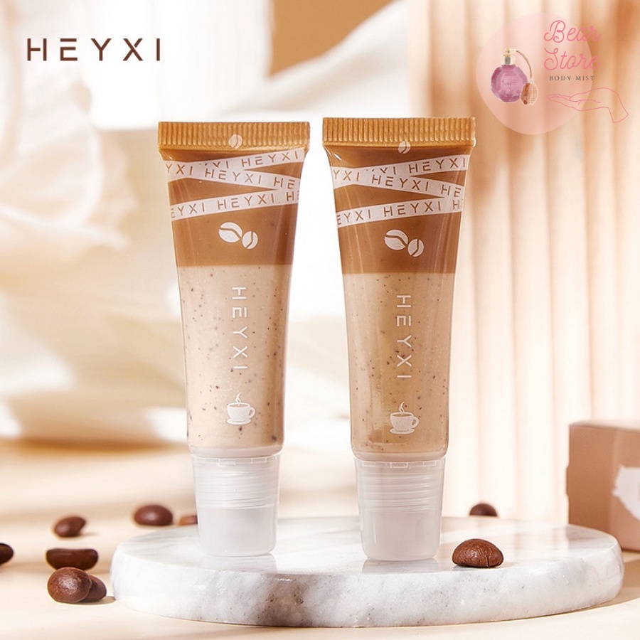 Tẩy Da Chết Môi Heyxi Cafe Dưỡng Ẩm Môi 15gr