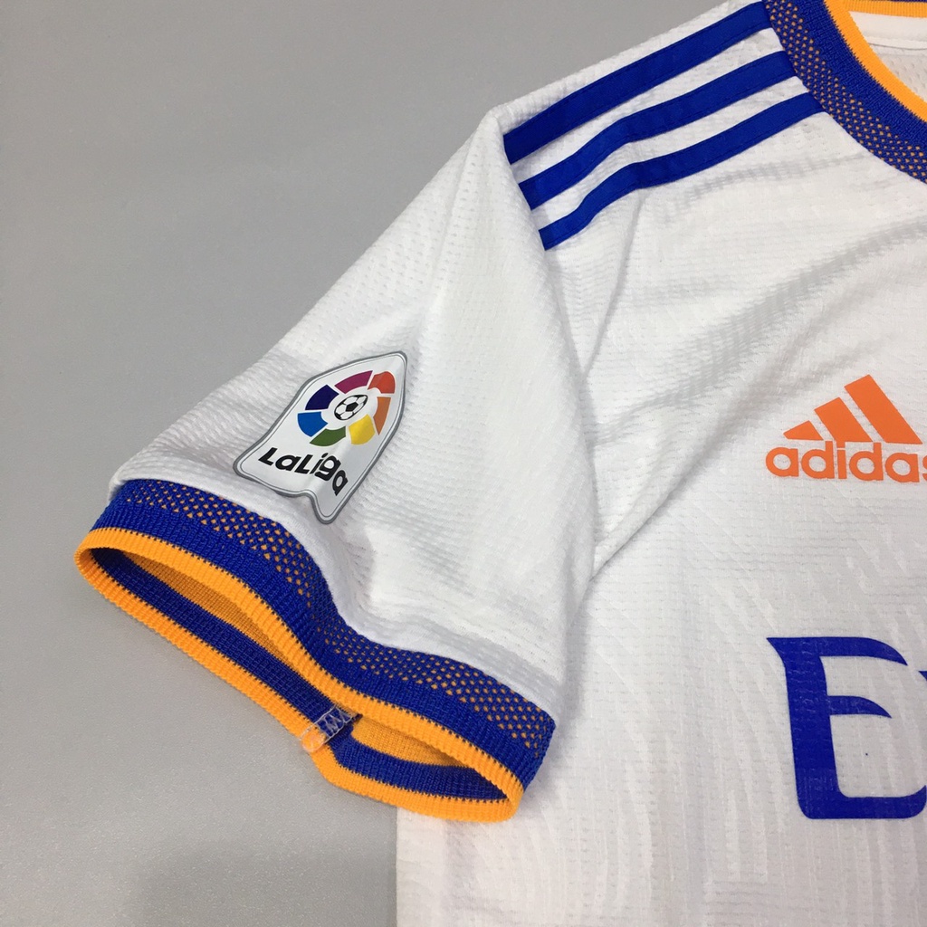 Bộ quần áo đá banh Real trắng sân nhà 21/22 hàng FEX thái cao cấp