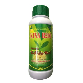 Phân bón lá sinh học KINA R206 kích thích RA RỄ CỰC MẠNH Chai 500ml