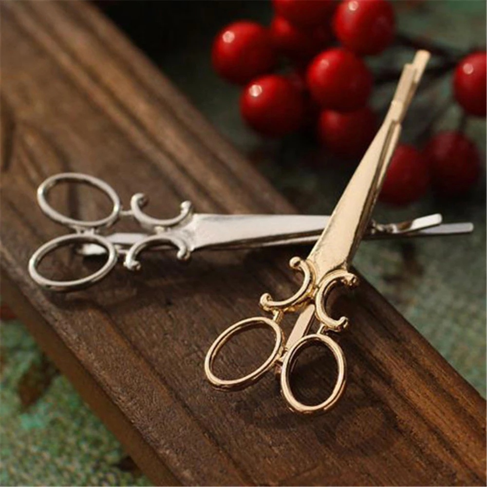Kẹp Tóc Hình Cây Kéo Sáng Tạo Cho Nữ 1 Cái