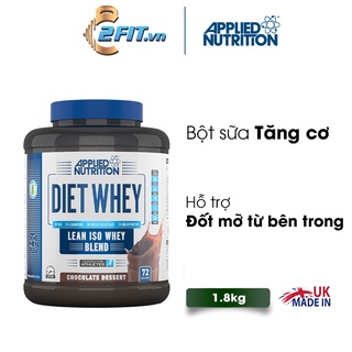 Applied Nutrition Diet Whey 1,8kg tăng cơ, giảm mỡ chứa whey protein isolate, whey concentrate, CLA, L Carnitine