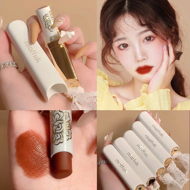 1 Son Lì Dạng Bút Mềm Mịn Như Nhung Chống Thấm Nước Chống Dính Cốc Lâu Trôi Trang Điểm Gợi Cảm