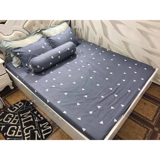Bộ ga gối poly cotton đầy đủ kích thước, nhiều màu