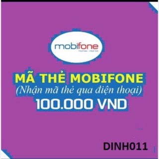 Thẻ mobiphone 100k