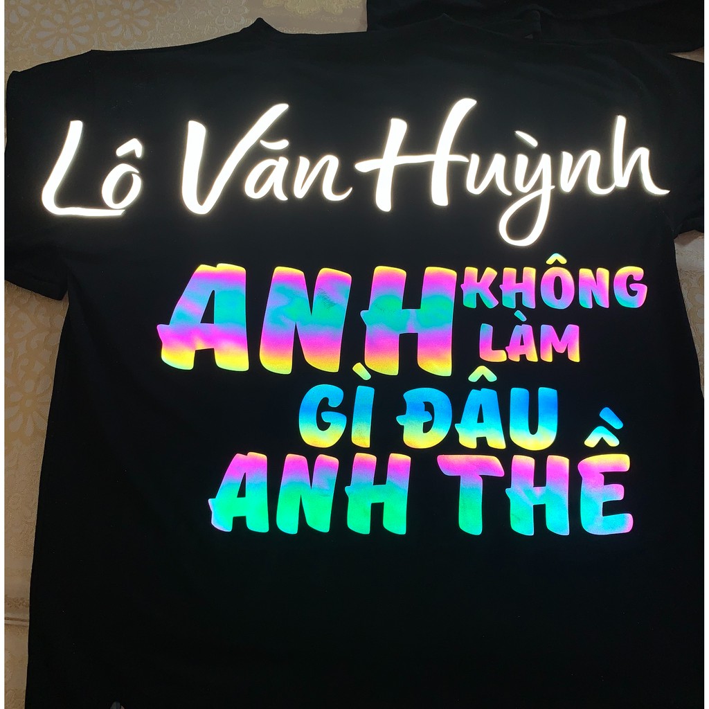 Áo thun tay lỡ IN THEO YÊU CẦU form rộng unisex COTTOT  phản quang 7m form 40-80kg | BigBuy360 - bigbuy360.vn