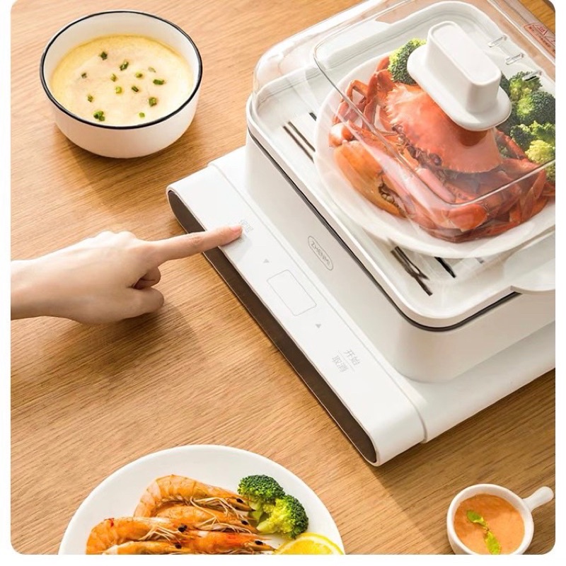 Nồi hấp điện 3 tầng Xiaomi máy hấp điện 3 tầng Zhenmi ZMZG-02