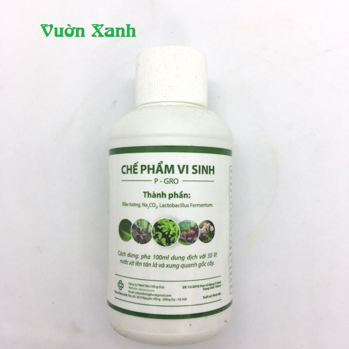 [SIEURE] Chế phẩm vi sinh từ đậu tương P-GRO 100ml hàng đẹp, phân phối chuyên nghiệp.