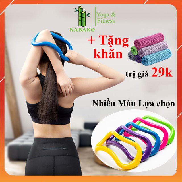 [TẶNG KHĂN] Vòng Tập Yoga Myring Nhựa ABS Siêu Bền Siêu Chắc – Nabako