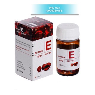 Vitamin E đẹp da ngừa lão hóa Zentiva 400