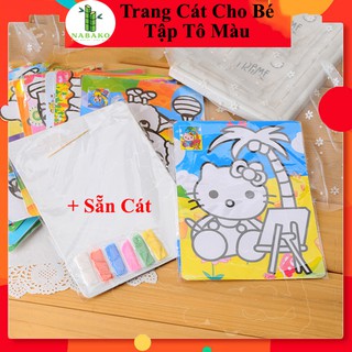 [CÓ SẴN CÁT] Tranh Cát Cho Bé Tập Tô Màu Thỏa Sức Sáng Tạo Cùng Với Tranh Cát- NABAKO