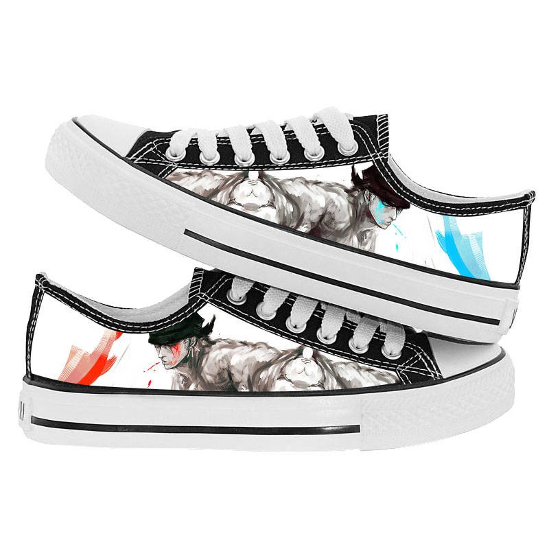 One Piece Canvas Graffiti Anime giày nam | BigBuy360 - bigbuy360.vn