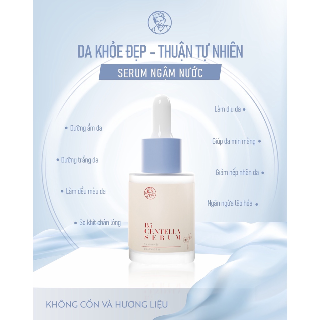 Serum Bà Lão B5 centella dưỡng da sáng mịn (AQUA COLLAGEN mẫu mới)