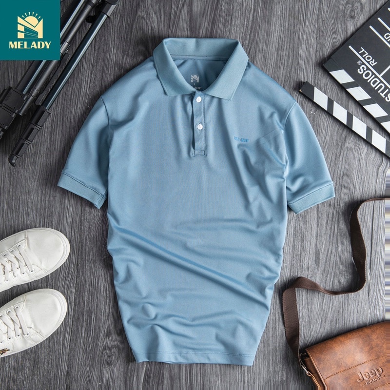 Áo thể thao polo nam cổ bẻ chất cotton cá sấu cao cấp mềm mát Melady chính hãng-HANA23