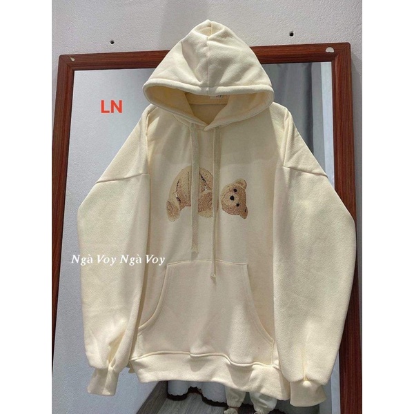 Áo hoodie gấu nằm LN11