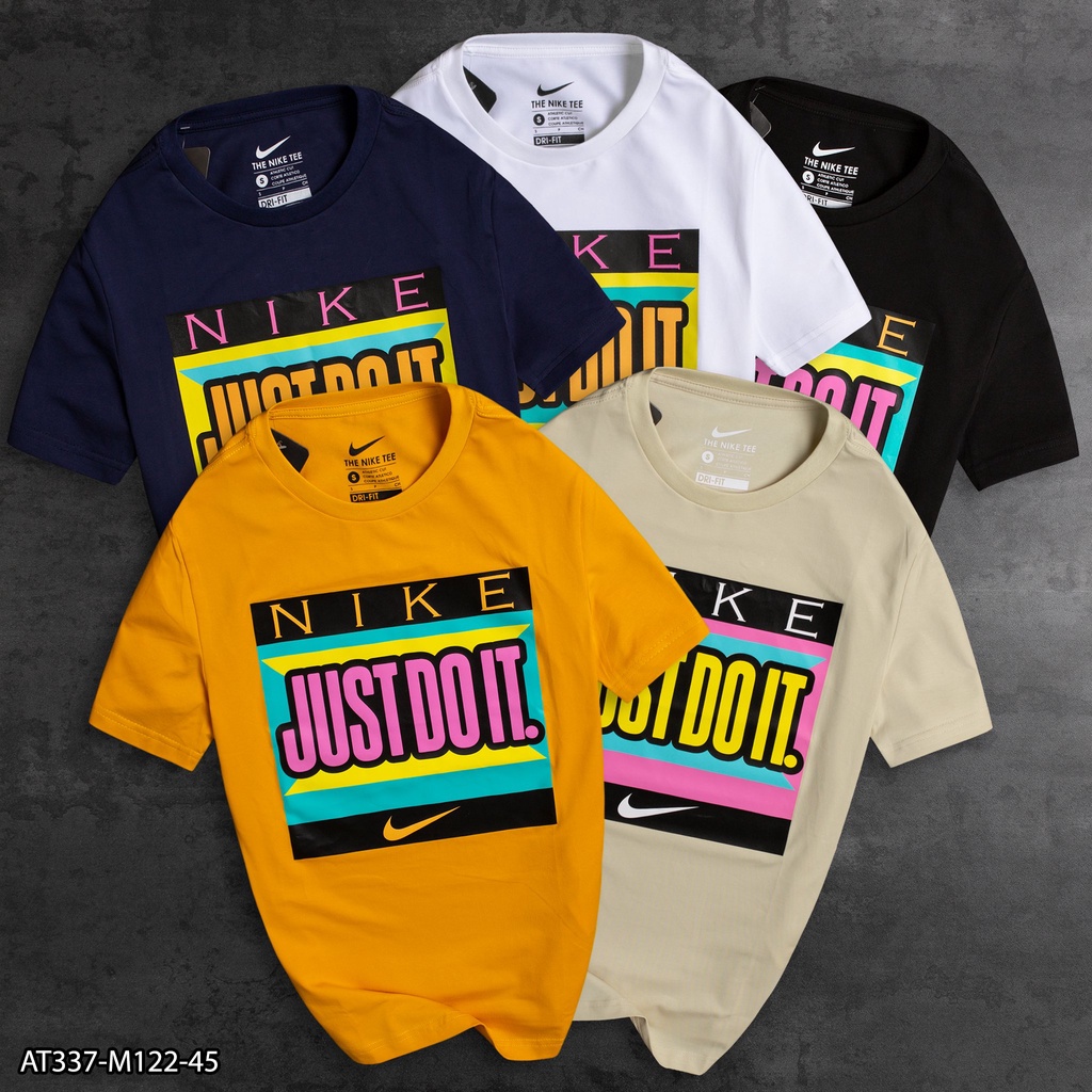 Áo thun nam 100% Cotton AT337 -  Just Do It VNXK