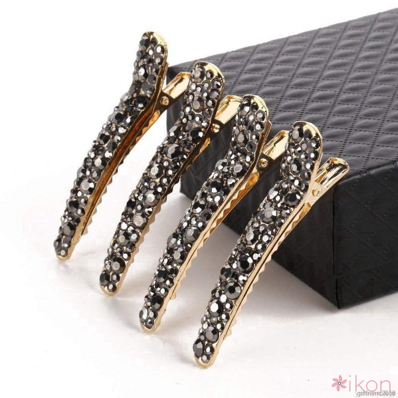 Kẹp tóc hợp kim đính đá/ ngọc trai giả tinh tế thanh lịch cho nữ