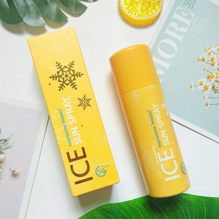 Xịt chống nắng Ice Sun Spray SPF50+ PA+++ 100ml body nâng tone cho da dầu mụn nhạy cảm hỗn hợp da khô Queen Beauty | BigBuy360 - bigbuy360.vn