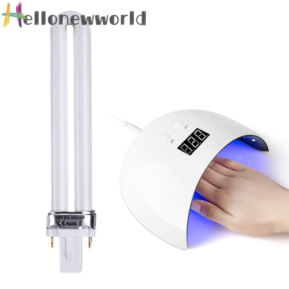 [Hàng mới về] Bóng đèn UV 9W thay thế máy hong khô sơn móng