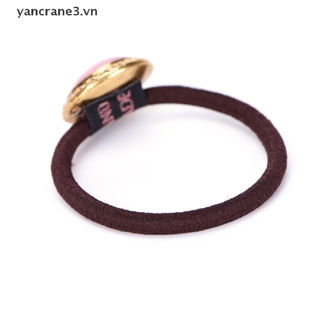 Băng Đô Cài Tóc Co Giãn Đính Nút Phong Cách Vintage Cho Nữ Hot {yancrane3.vn}