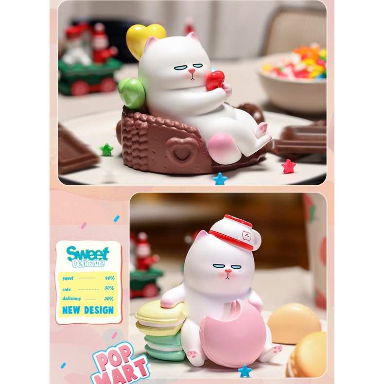 Mô Hình Búp Bê Pop Mart Ngọt Ngào Dòng Vivicat Sweet Series