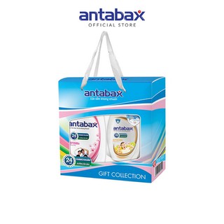Hộp quà Sữa tắm Antabax UV White 900ml + Sữa rửa tay Antabax Active Deo 250ml