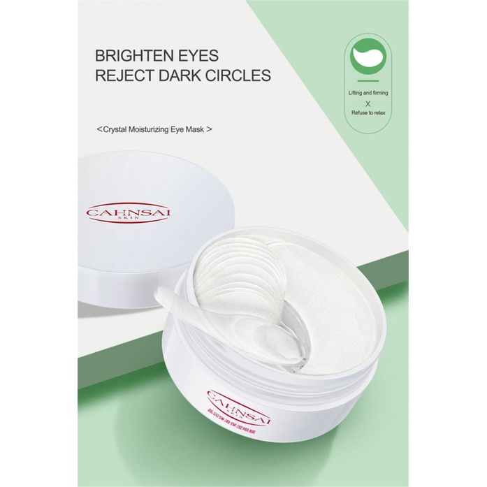 (Hàng Mới Về) Set 60 Mặt Nạ Mắt Collagen Pha Lê Dưỡng Ẩm Loại Bỏ Quầng Thâm | BigBuy360 - bigbuy360.vn