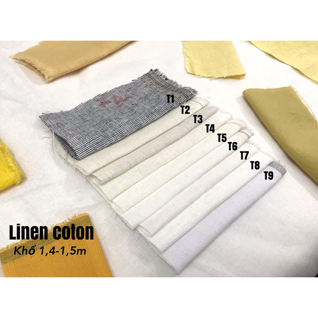 vải linen bột cao cấp