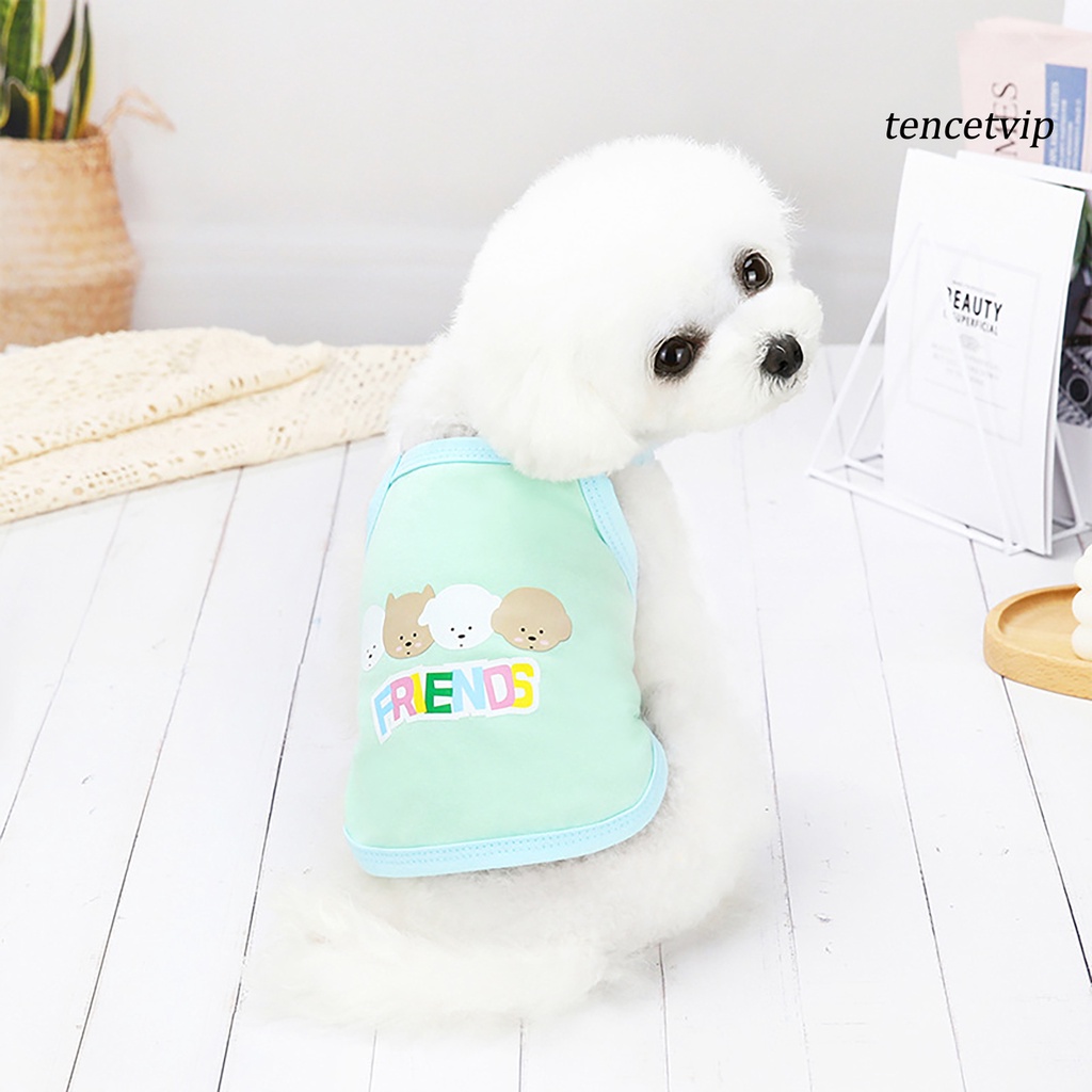 Áo Thun Cotton Màu Trơn Thoải Mái Cho Thú Cưng